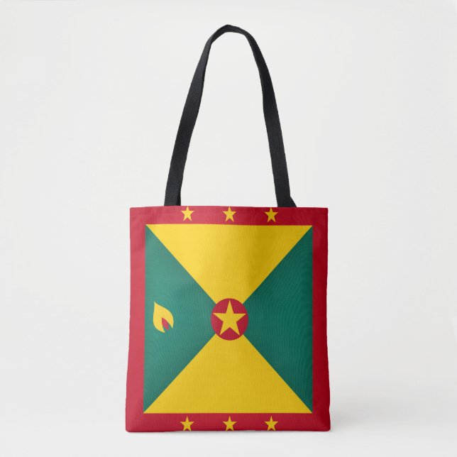 Tote Bag Drapeau de la Grenade Cool (Devant)