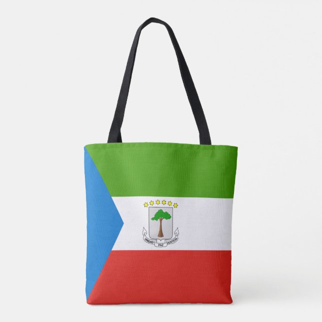 Tote Bag Drapeau de la Guinée équatoriale (Dos)