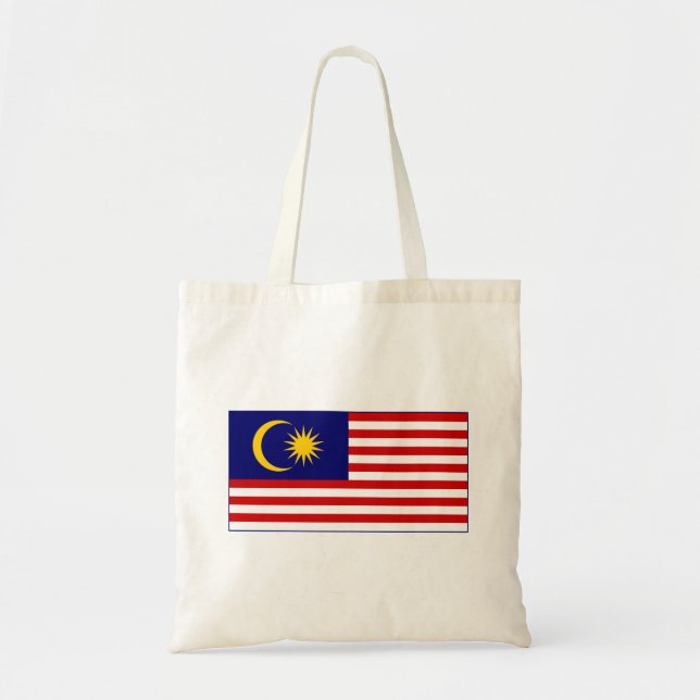 Tote Bag Drapeau de la Malaisie (Devant)