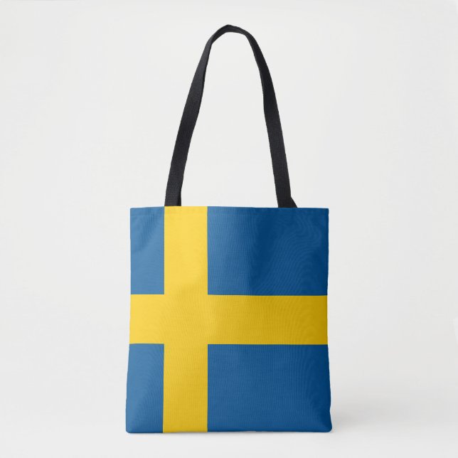 Tote Bag Drapeau de la Suède (Devant)