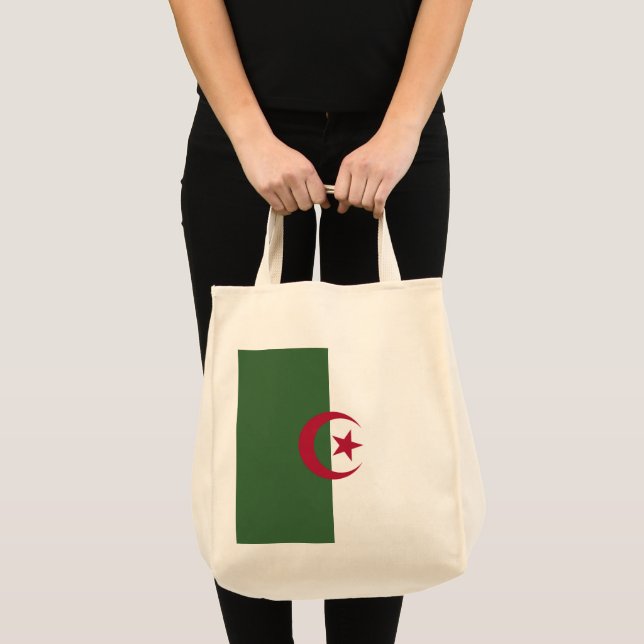 Tote Bag Drapeau de l'Algérie (Devant (produit))