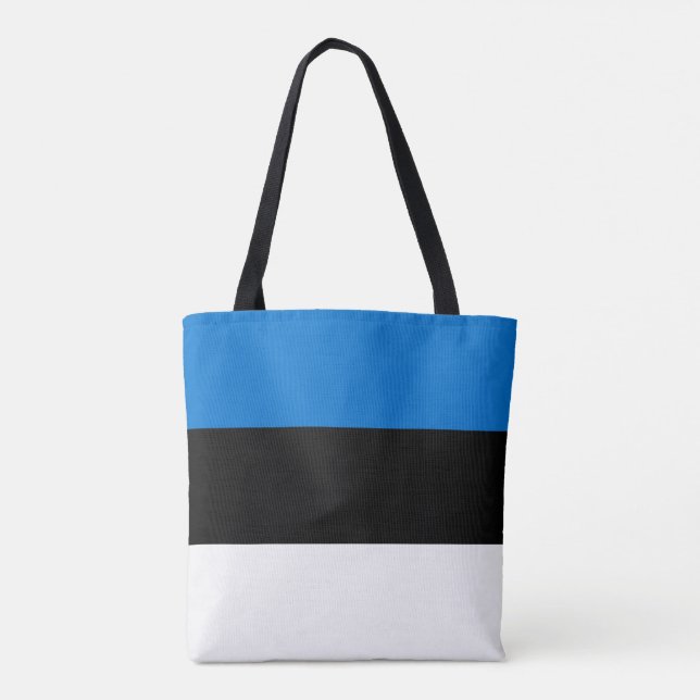 Tote Bag Drapeau de l'Estonie (Dos)