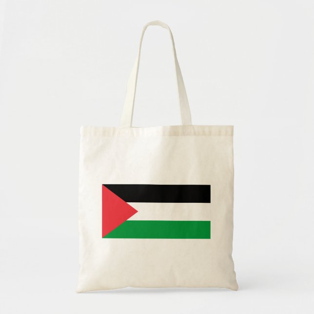 Tote Bag Drapeau de l'État de Palestine (Devant)