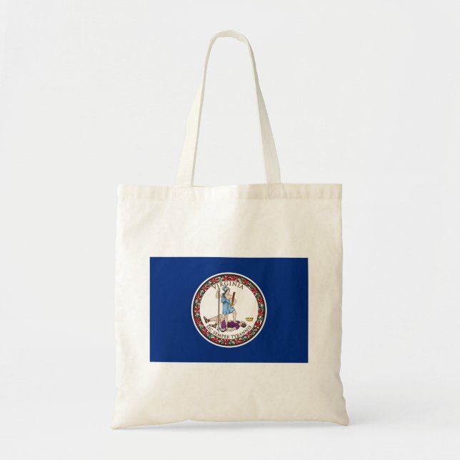 Tote Bag Drapeau de l'État de Virginie (Devant)