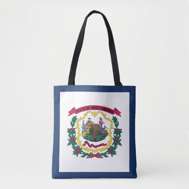 Tote Bag Drapeau de l'État de Virginie occidentale (Devant)