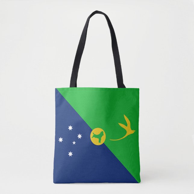 Tote Bag Drapeau de l'île Christmas (Devant)