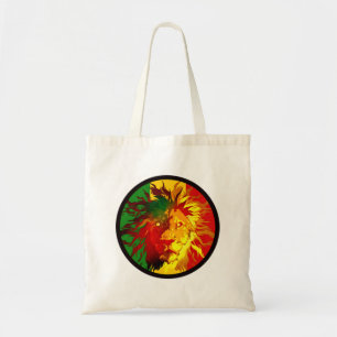 Tote Bag drapeau de lion de reggae de rasta