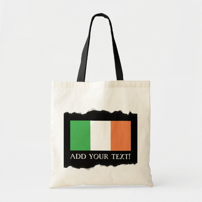 Tote Bag Drapeau de l'Irlande (Devant)