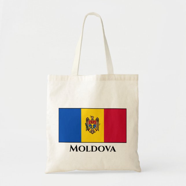 Tote Bag Drapeau de Moldova (Devant)