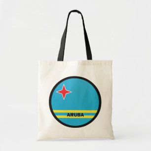 Tote Bag Drapeau de qualité de rondeau d'Aruba