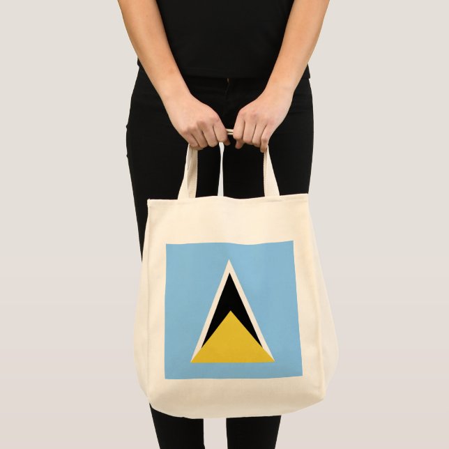 Tote Bag Drapeau de Sainte-Lucie (Devant (produit))