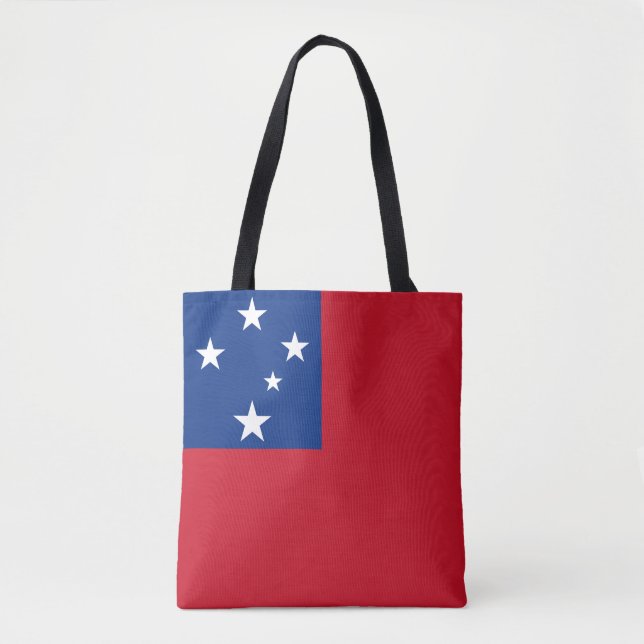 Tote Bag Drapeau de Samoa (Devant)