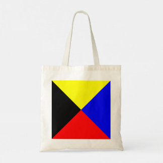 Tote Bag Drapeau de signalisation maritime ICS Zoulou