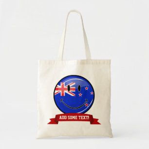 Tote Bag Drapeau de sourire de la Nouvelle Zélande