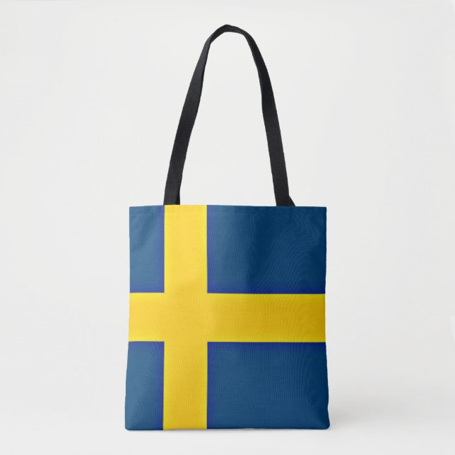 Tote Bag Drapeau de Suède (Devant)