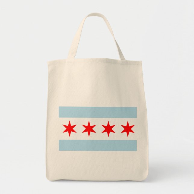 Tote Bag Drapeau d'épicerie organique Fourre-tout de (Devant)