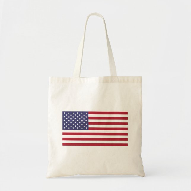 Tote Bag Drapeau des États-Unis (Devant)