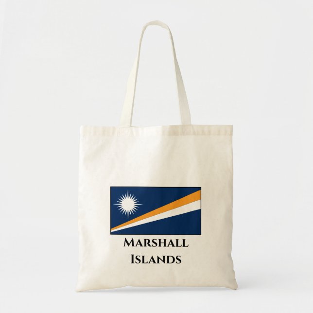 Tote Bag Drapeau des Îles Marshall (Devant)