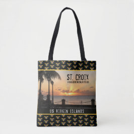 Tote Bag Drapeau des îles Vierges américaines St. Croix Fre