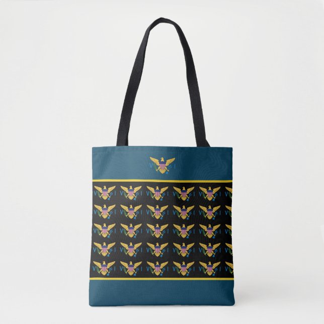 Tote Bag Drapeau des îles Vierges américaines St. Croix St. (Devant)