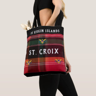 Tote Bag Drapeau des îles Vierges américaines Ste Croix U