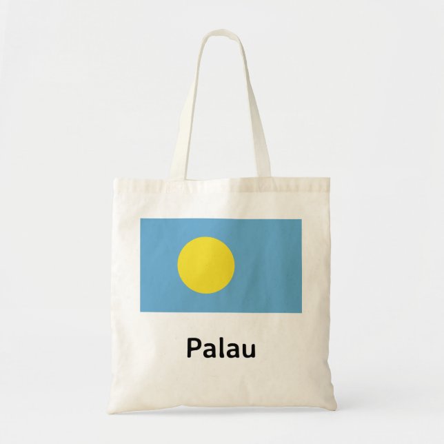 Tote Bag Drapeau des Palaos (Devant)