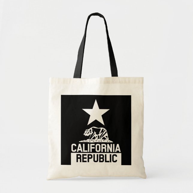 Tote Bag Drapeau d'état de RÉPUBLIQUE de la CALIFORNIE (Devant)