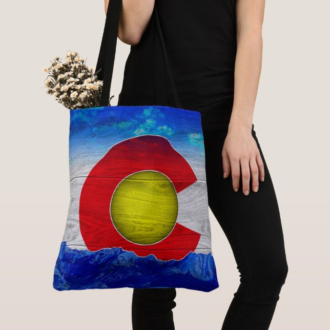 Tote Bag Drapeau d'état du Colorado (De près)