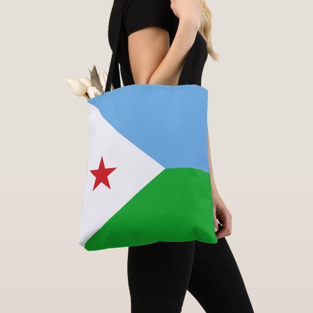 Tote Bag Drapeau Djibouti (De près)