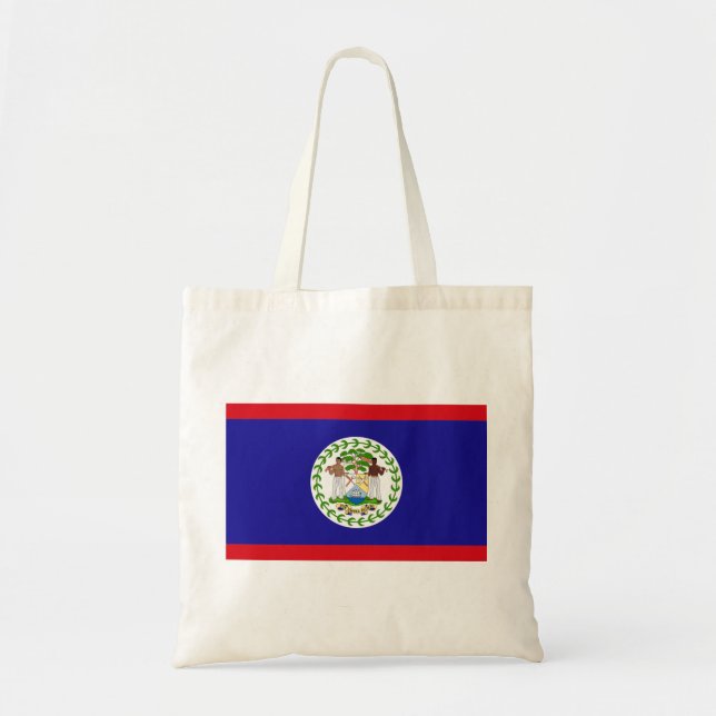 Tote Bag Drapeau du Belize (Devant)
