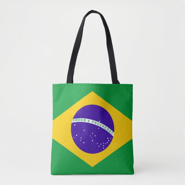 Tote Bag Drapeau du Brésil (Devant)