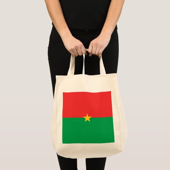 Tote Bag drapeau du Burkina Faso (Devant (produit))