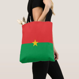 Tote Bag drapeau du Burkina Faso