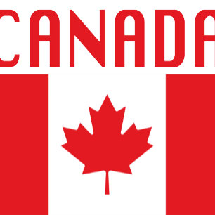 Tote Bag Drapeau du Canada avec texte du Canada