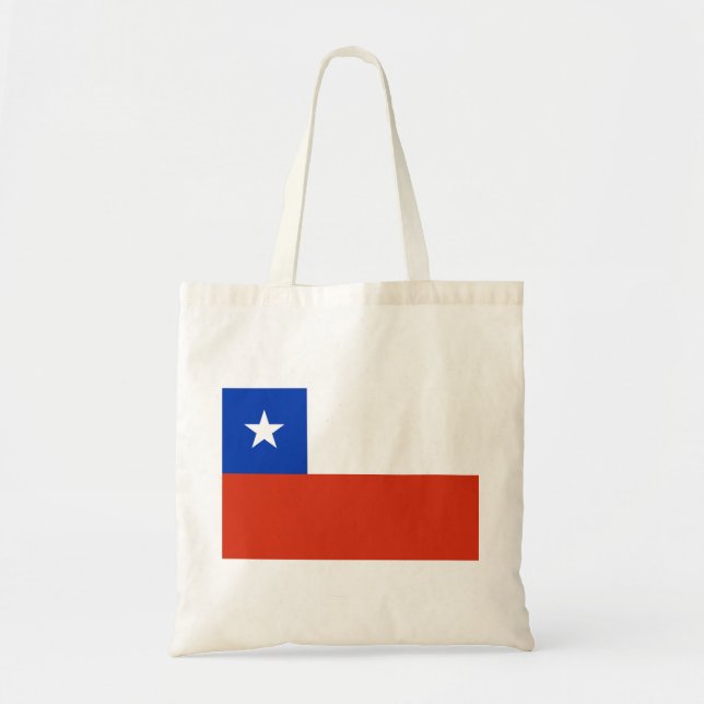 Tote Bag Drapeau du Chili (Devant)