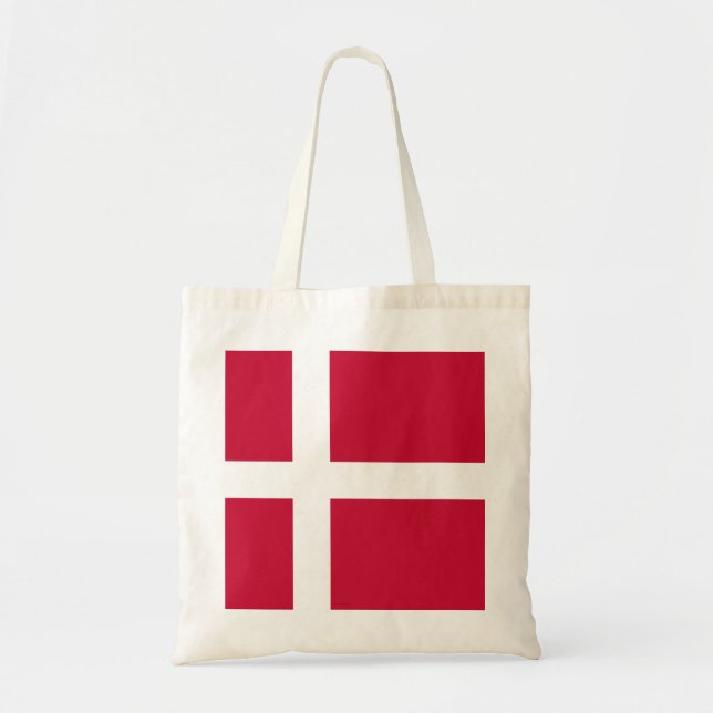 Tote Bag Drapeau du Danemark (Devant)