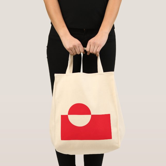 Tote Bag Drapeau du Groenland (Devant (produit))