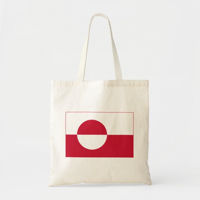 Tote Bag Drapeau du Groenland (Devant)