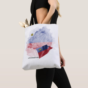 Tote Bag drapeau du Liechtenstein
