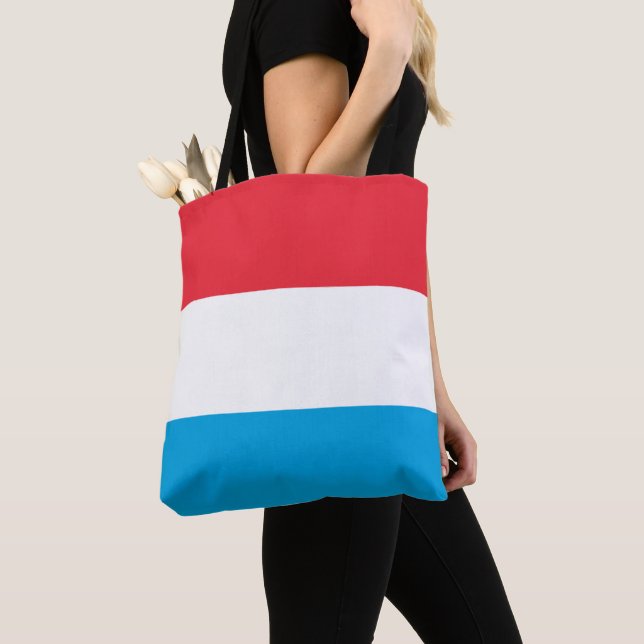 Tote Bag Drapeau du Luxembourg (De près)
