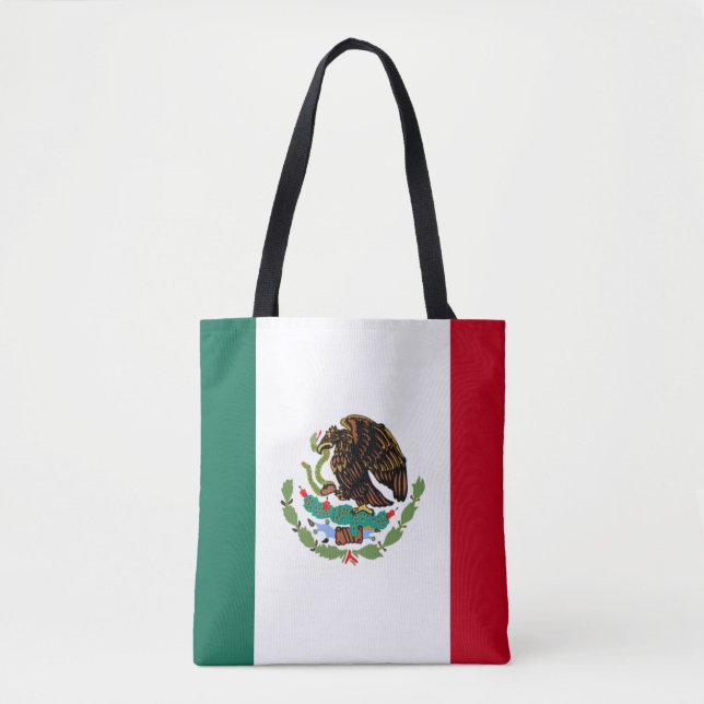 Tote Bag Drapeau du Mexique (Devant)