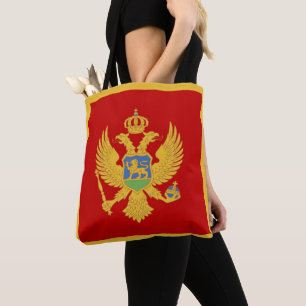 Tote Bag Drapeau du Monténégro