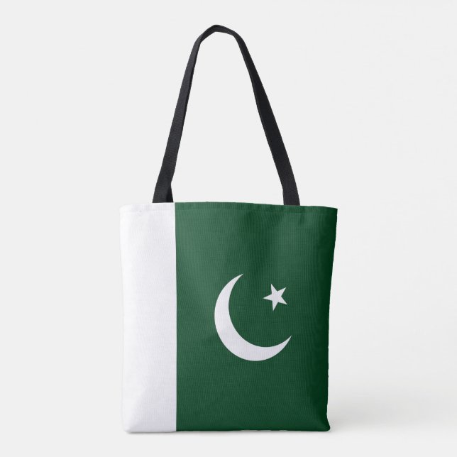 Tote Bag Drapeau du Pakistan (Dos)