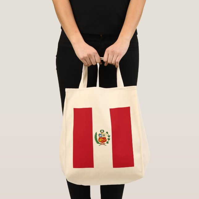 Tote Bag Drapeau du Pérou (Devant (produit))