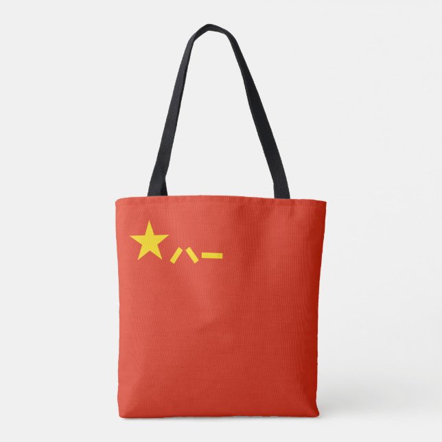 Tote Bag Drapeau du PLA de la Chine - drapeau chinois -） de (Dos)