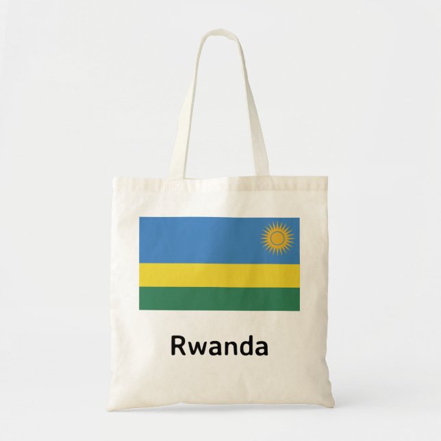 Tote Bag Drapeau du Rwanda (Devant)