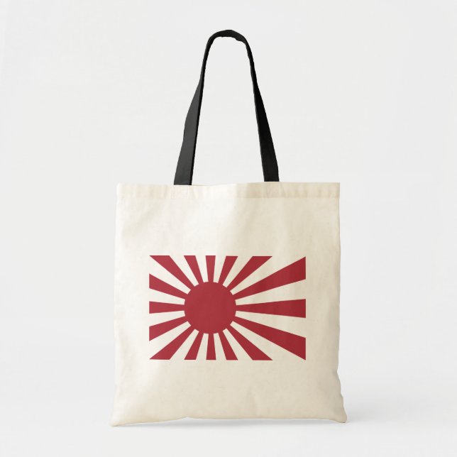 Tote Bag Drapeau du soleil levant impérial du Japon, Edo à  (Devant)