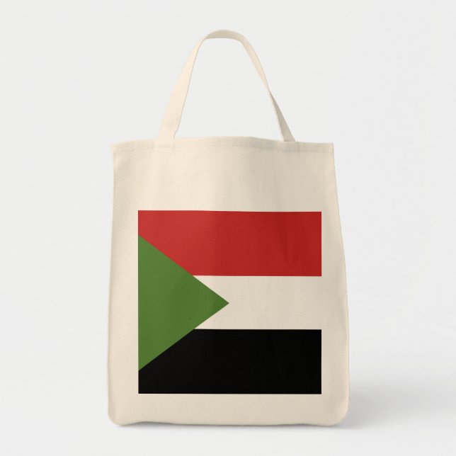 Tote Bag drapeau du Soudan (Devant)