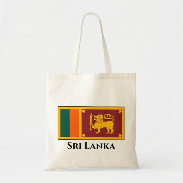 Tote Bag Drapeau du Sri Lanka (Devant)