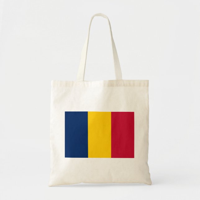 Tote Bag Drapeau du Tchad (Devant)
